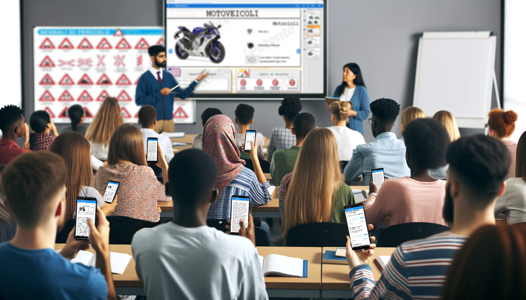 Lezioni nella lingua preferita degli allievi
