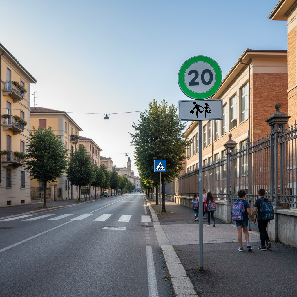 🚦 Segnali a Bordo Verde: Il Limite di Velocità Educativo Arriva in Europa (Ma Non Ancora in Italia)